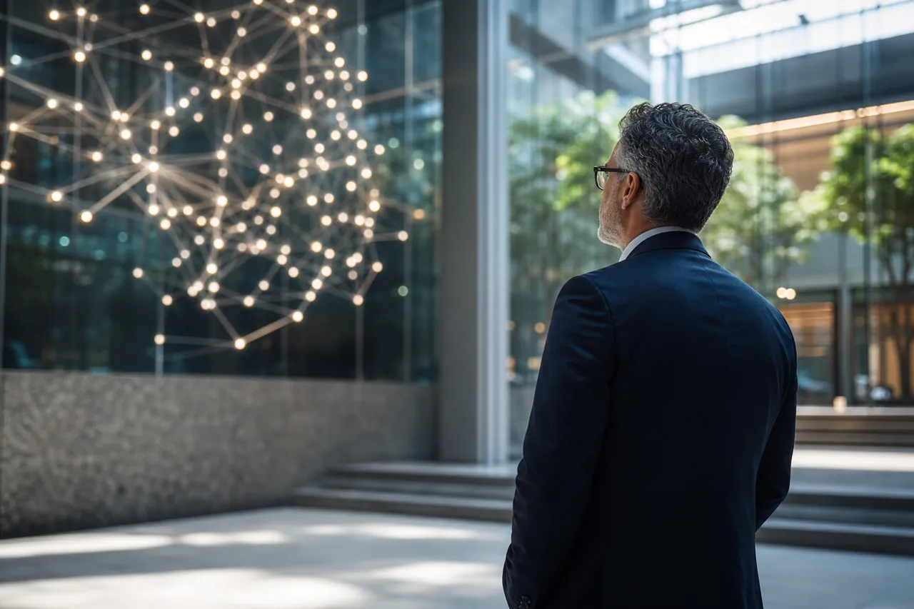 Executive team reviewing a connected leadership and talent intelligence system